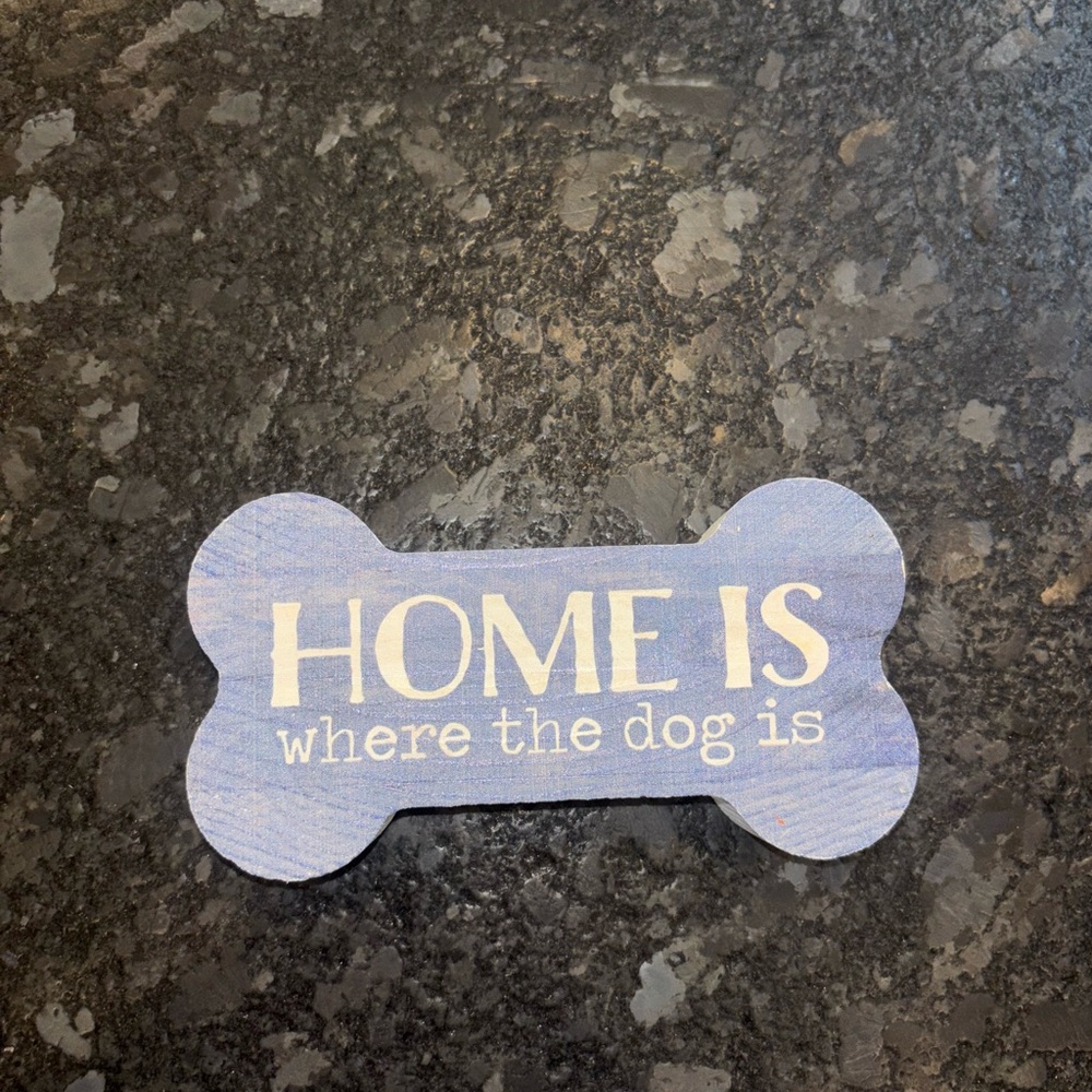 Blue Dog Bone Home Decor